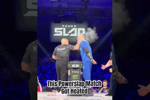 This Powerslap match got heated 😅 #shorts #short #trending #trendingshorts #viralvideo #reels