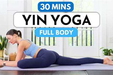 30 Min Yin Yoga - Deep Full Body Stretch for Tension Release
