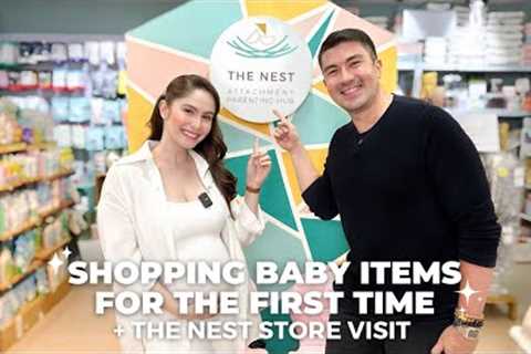 SHOPPING BABY ITEMS FOR THE FIRST TIME + THE NEST STORE VISIT | Jessy Mendiola