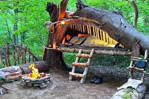 Jungle Survival Skills: Build the best secret #survival shelter #WildBuilding #decompression #video