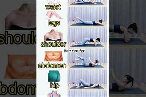 Top 6 poses For Yoga Beginners🤗Let’s get started.#dailyyoga #yoga #fitness