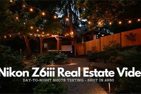 Nikon Z6 iii Real Estate Video - Day and Night Twilight Shots - Shot in 4K60