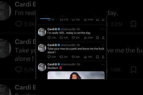 Nicki Minaj Drags Cardi B on Twitter &amp; she Responds‼️‼️😱😱⁉️#shorts #nickiminaj