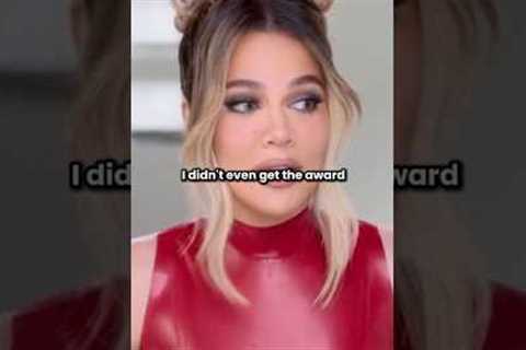 Khloe Won an Award!! #kardashians #shorts #khloekardashian #kimkardashian #kyliejenner #kylie