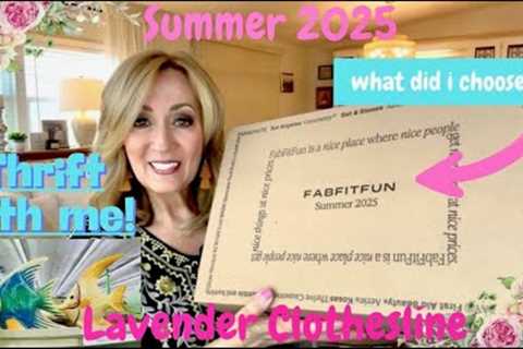 Crowded Shelves at Goodwill Thrift Store! FabFitFun Summer 2025 UNBOXING |