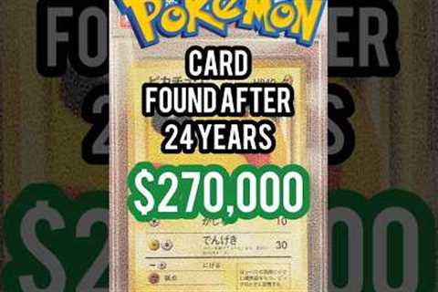 $270,000 Spent For A 24 Year Old Pokemon Card?! Super Rare!