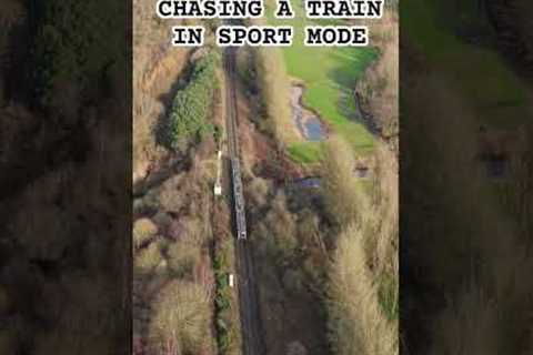 DJI Air 3S Drone Footage - Chasing a Train in Sport Mode #djiair3s #drone #dji #dronefootage