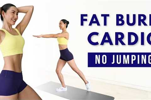 25 MIN FULL BODY CARDIO WORKOUT 🔥 FAT BURNING (No Jumping, No Squats, No Lunges)