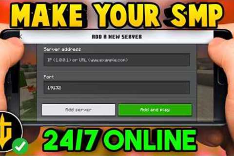 How to Make 24/7 Server Without Aternos | Minecraft Pocket Edition Free Server