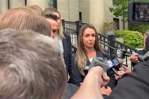 Karen Read speaks after the end of the 5th week of her murder retrial