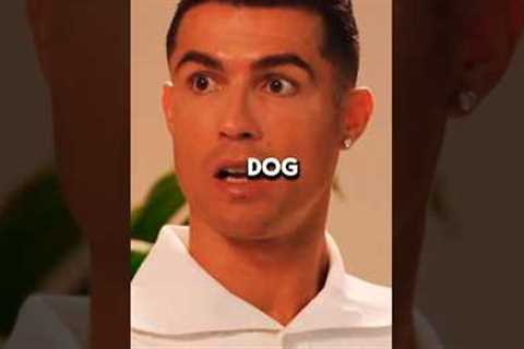 Ronaldo Fights Off Dog to Save His Son 😱 #shorts #ronaldo
