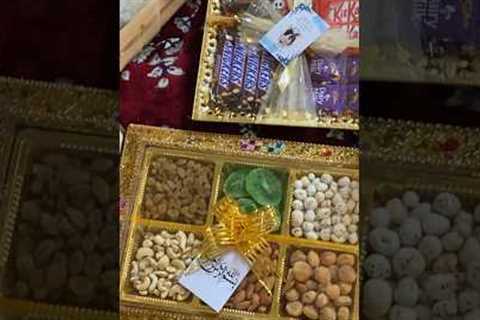 Viral engagement hampers❤️😍 engagement hampers making ideas || gift wrapping || basket decoration