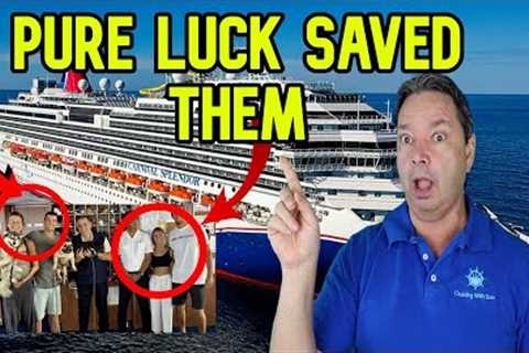 LUCKY TO BE ALIVE AS CRUISE SHIP COMES TO THE RESCUE, CRUISE NEWS