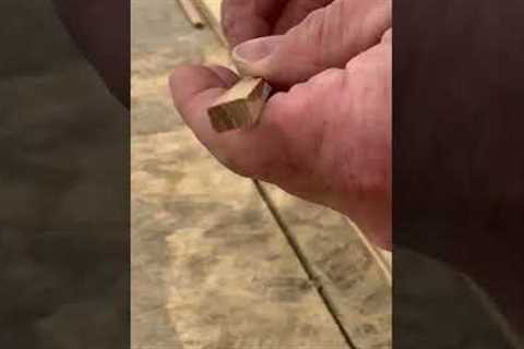 Start in the MIDDLE (Hardwood Installation) #shorts