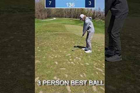 Hole 7, 3 Man Best ball    #bestball #golf  #saugeenshores #enjoylife #bogeygolf #golfing #par3