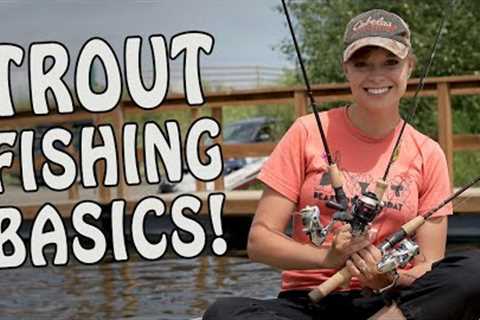 How to Catch MORE TROUT! Lake Fishing Basic Spinning Setups!