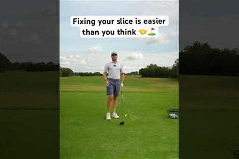 Fix Your Slice EASILY With These Simple Tips 🤝⛳️