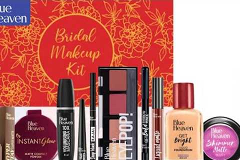 Blue Heaven Bridal Makeup Kit UNBOXING  | Bride Gift Ideas