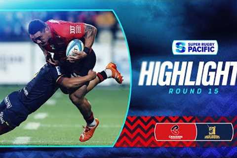 HIGHLIGHTS | CRUSADERS V HIGHLANDERS | Super Rugby Pacific 2025 | Round 15