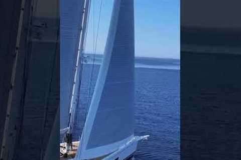 For the trials of the first hybrid Swan yacht, the 88 called Dreamcatcher, Toby Hodges attended.