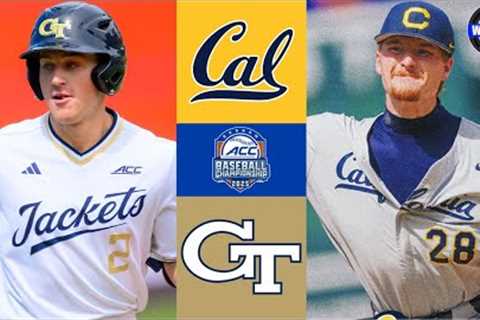 #16 Cal vs #1 Georgia Tech | Quarterfinal Round | 2025 College Baseball Highlights
