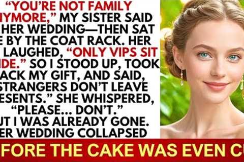 My Sister Sat Me Outside Her Wedding, Her MIL Laughed—So I Took Back My Gift and Left It in Ruins