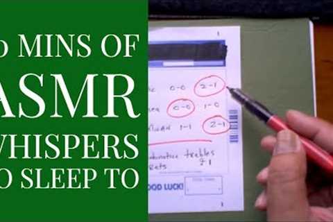 Unintentional ASMR 🖋️ VERY Relaxing Voice Talks Whisper Quiet About How To Place A Football Bets ⚽