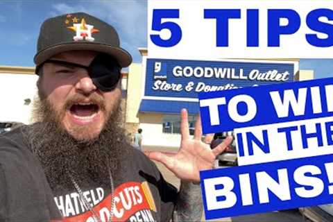 Goodwill Bins (Outlet) 5 Tips to Win for Beginners