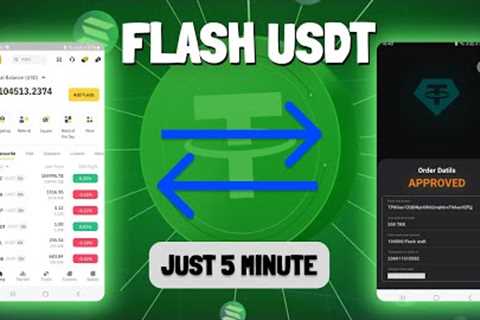 Generate flash USDT using this app || 104500$ flash USDT created ,
