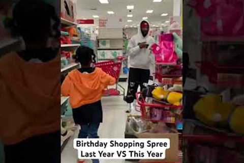 Which birthday surprise shopping spree would you do? I think we may make this an every year thing!