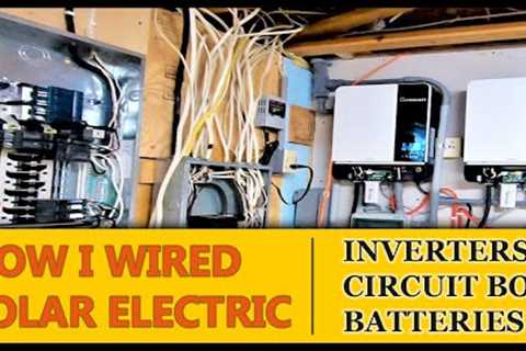 DIY - Wire Solar Panels to Breaker Box Electric - Growatt Inverter 3000
