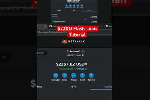 Free $2200 Ethereum flash loan tutorial #flashloan #ethereum