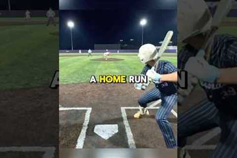Not your average baseball play ⚾️🚀 #homerun #shorts #baseball