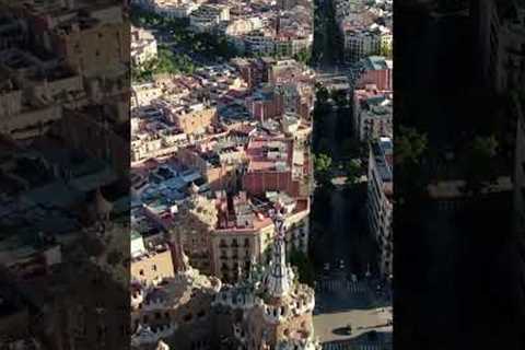 Barcelona, Spain Drone View #travel #germanytourism #photography #love #automobile