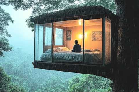 Building a Dream Shelter in 95 Days – Tropical Rain Survival