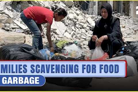 Starving in Gaza | Famine-Like Crisis Forces People to Eat from Trash