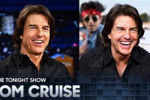 Tom Cruise Shows Insane Upside Down Plane Stunt, Talks The Weeknd Lip Sync &amp; Plays What's..