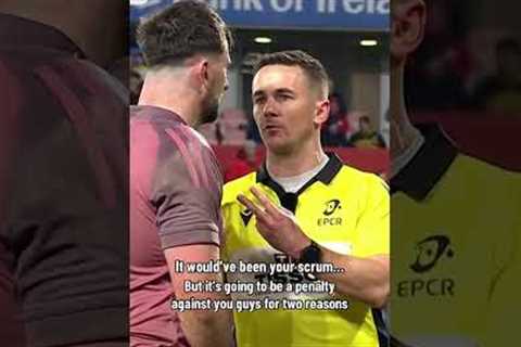 Rugby refs demand respect 🫡 #rugby