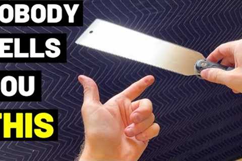 JAPANESE SAW vs. WESTERN SAW...One Small Difference Separates Hand Saws...But Which Should You Buy?!