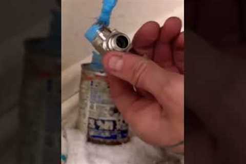 #plumbing #diy #plumber #tips #repair #hacks #construction #hack #trending #youtubeshorts #duet