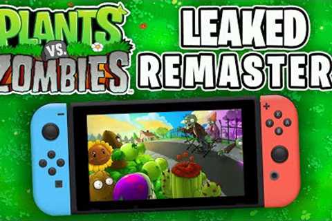 Leaked Plants vs. Zombies Remaster for Nintendo Switch? (Plants vs. Zombies Reloaded)