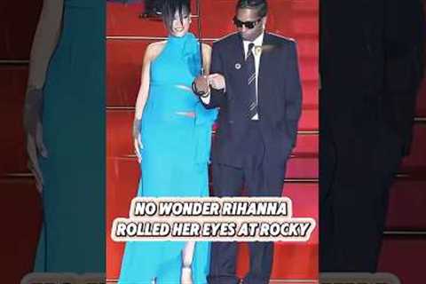 No wonder Rihanna rolled her eyes at Rocky.#rihanna #rocky #unhappy #forced #pretend #youtube #fyp