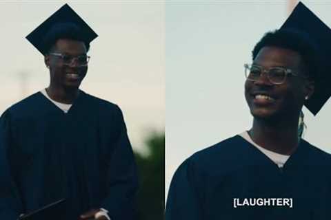 LeBron James had everyone laughing after embarrassing Bryce during his graduation 😂