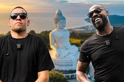 Nate Diaz links with Jon Jones in Thailand