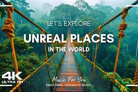 Exploring UNREAL PLACES in The World - Green AMBIENCE DOLBY VISION 4K HDR (60 FPS)