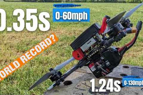 This Drone Beat Every Car on the Drag Strip Leaderboard!