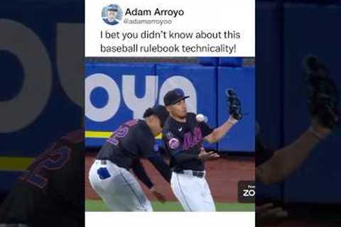 This rule 🤔 #baseball