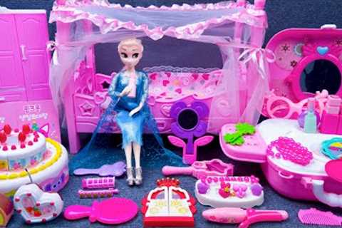 9 Minutes Satisfying Unboxing Disney Frozen Elsa Makeup Toys ASMR, Skin Care Toys Collection Review