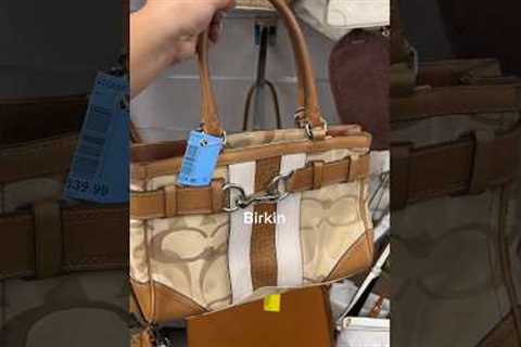 I found DESIGNER bags at the THRIFT STORE?! 🤯 #thrifted #thrifthaul #thrift #thrifting