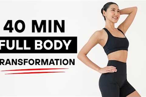 7 DAY BODY TRANSFORMATION 🔥 40 MIN FULL BODY WORKOUT FOR FAT BURN &amp; WEIGHT LOSS